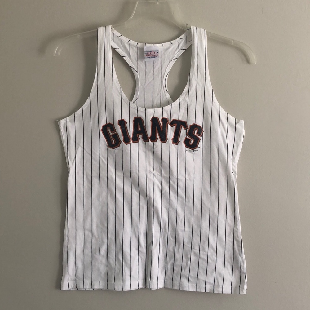 GIANTS racerback tank -size L - gently worn